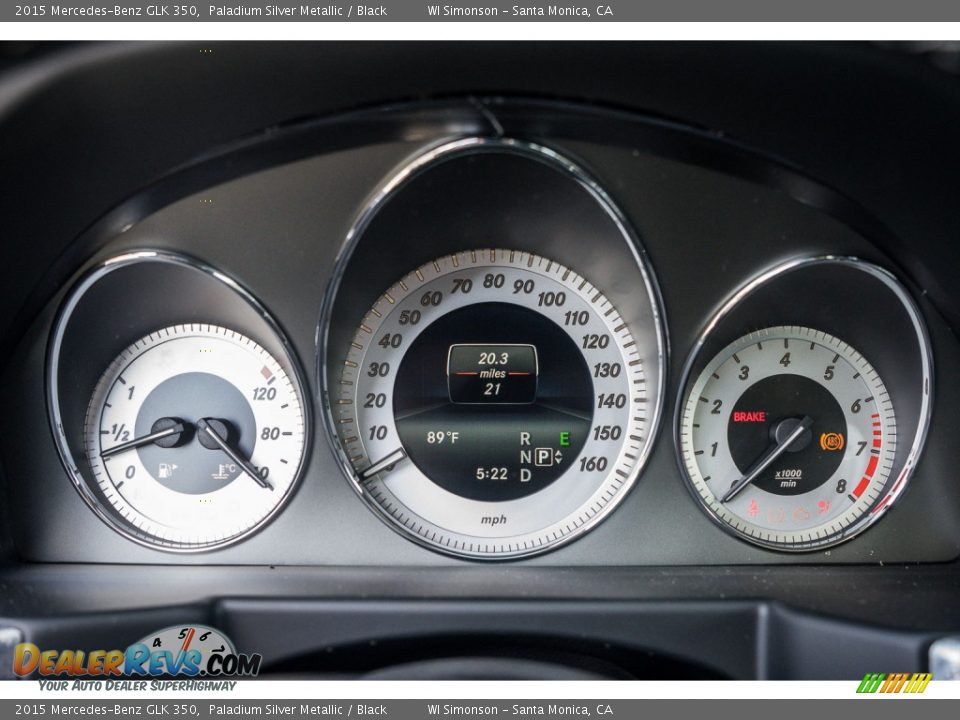 2015 Mercedes-Benz GLK 350 Paladium Silver Metallic / Black Photo #7