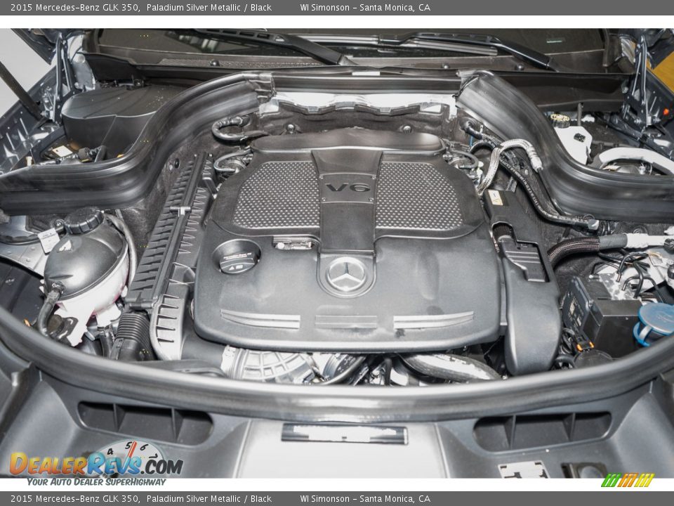 2015 Mercedes-Benz GLK 350 Paladium Silver Metallic / Black Photo #9