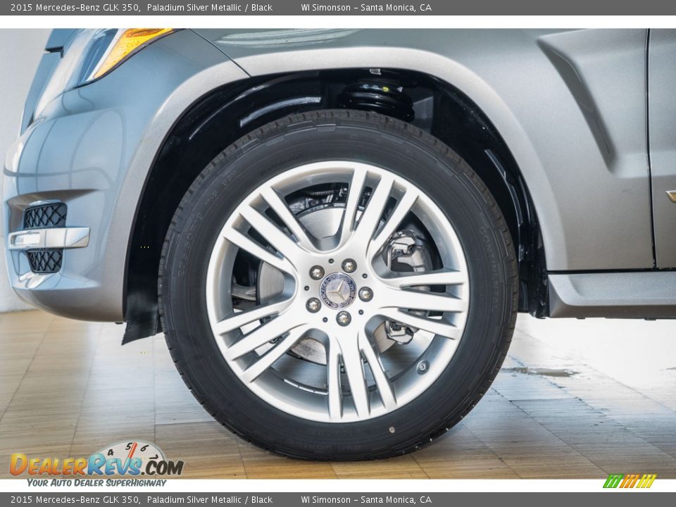 2015 Mercedes-Benz GLK 350 Paladium Silver Metallic / Black Photo #10