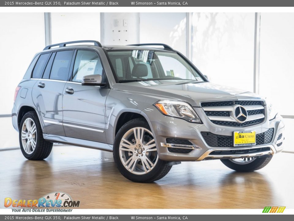 2015 Mercedes-Benz GLK 350 Paladium Silver Metallic / Black Photo #12