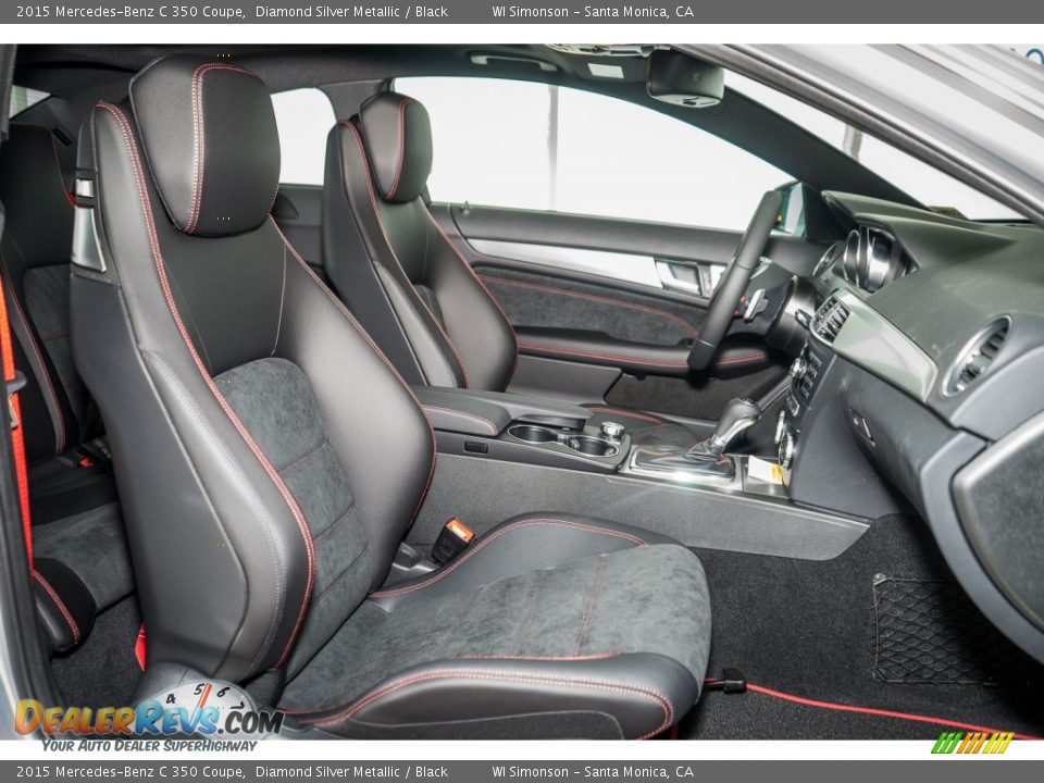 Front Seat of 2015 Mercedes-Benz C 350 Coupe Photo #2