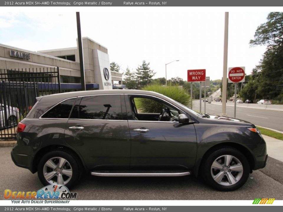 2012 Acura MDX SH-AWD Technology Grigio Metallic / Ebony Photo #3