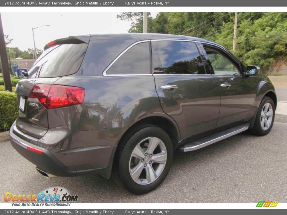 2012 Acura MDX SH-AWD Technology Grigio Metallic / Ebony Photo #4