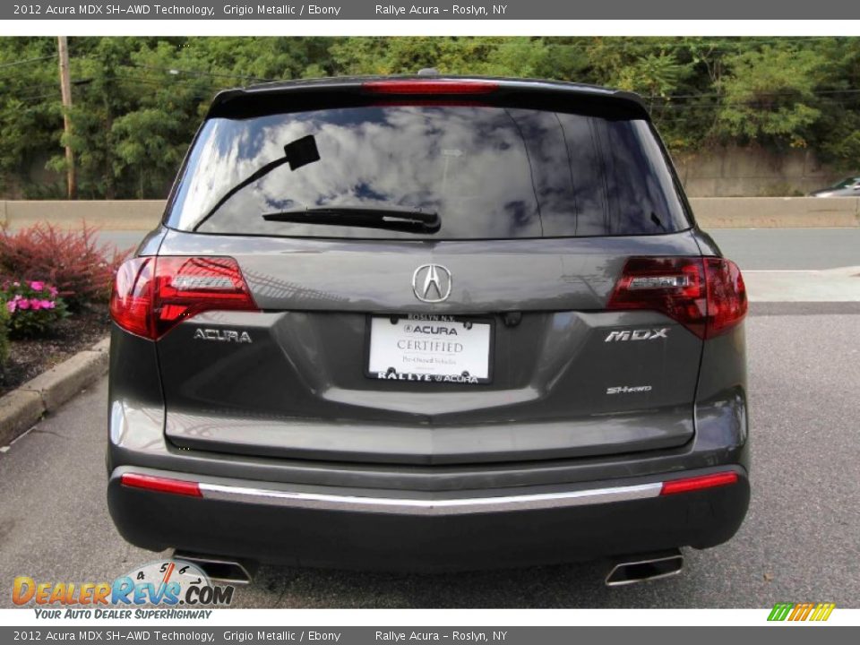 2012 Acura MDX SH-AWD Technology Grigio Metallic / Ebony Photo #5