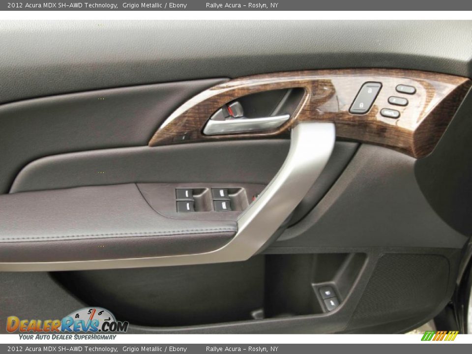 2012 Acura MDX SH-AWD Technology Grigio Metallic / Ebony Photo #7