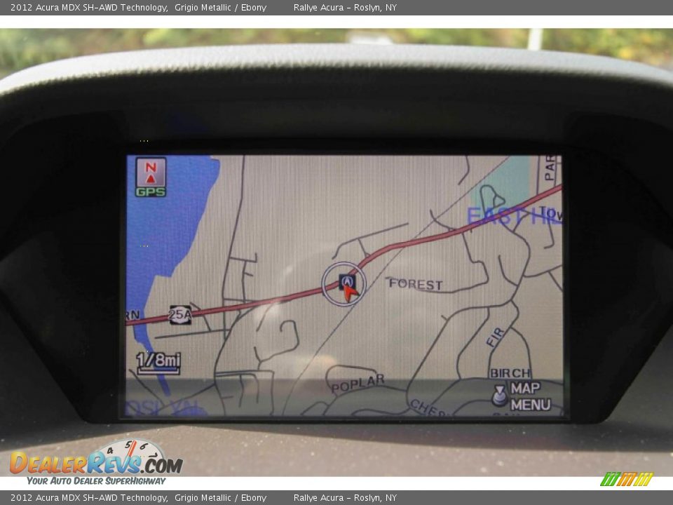 2012 Acura MDX SH-AWD Technology Grigio Metallic / Ebony Photo #13