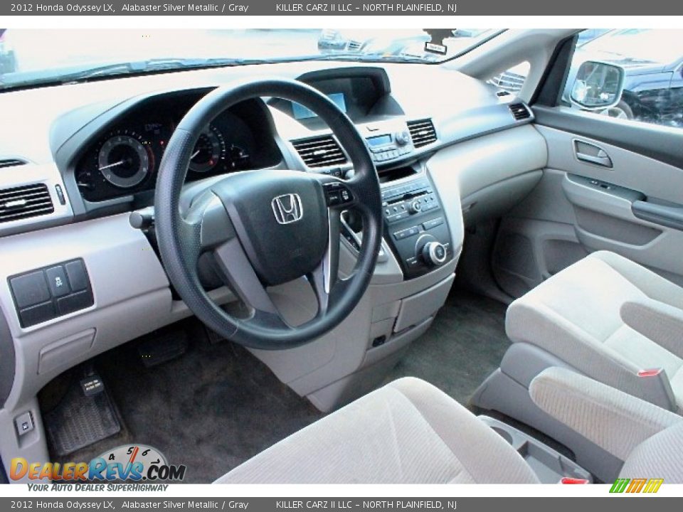 2012 Honda Odyssey LX Alabaster Silver Metallic / Gray Photo #16