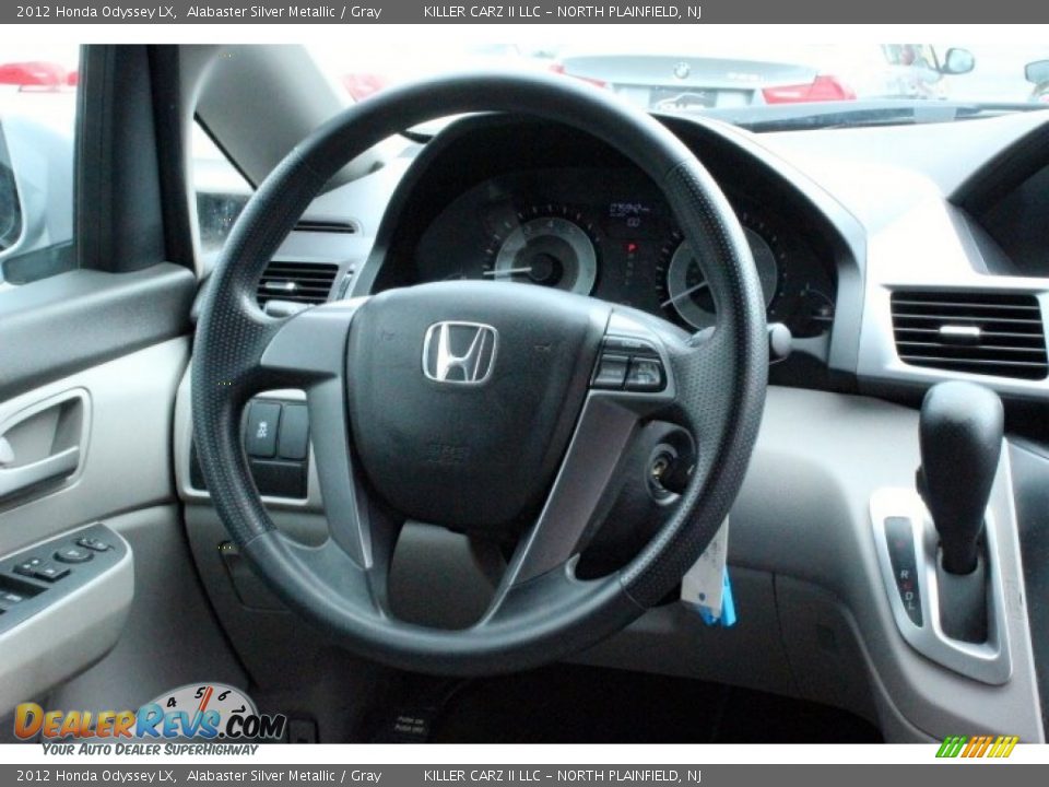 2012 Honda Odyssey LX Alabaster Silver Metallic / Gray Photo #35