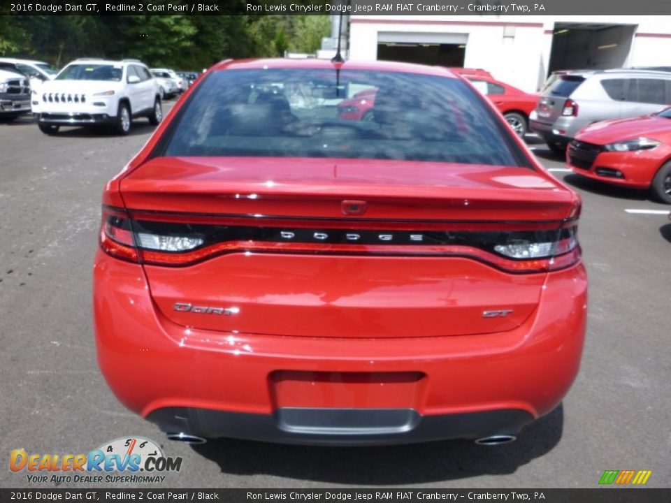 2016 Dodge Dart GT Redline 2 Coat Pearl / Black Photo #6