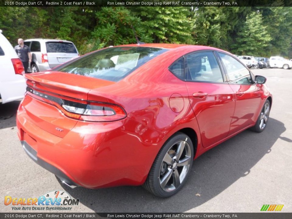 2016 Dodge Dart GT Redline 2 Coat Pearl / Black Photo #7
