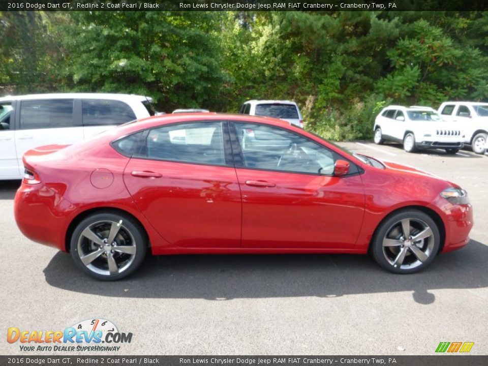 2016 Dodge Dart GT Redline 2 Coat Pearl / Black Photo #8