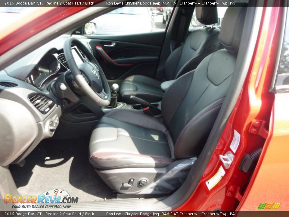 2016 Dodge Dart GT Redline 2 Coat Pearl / Black Photo #14