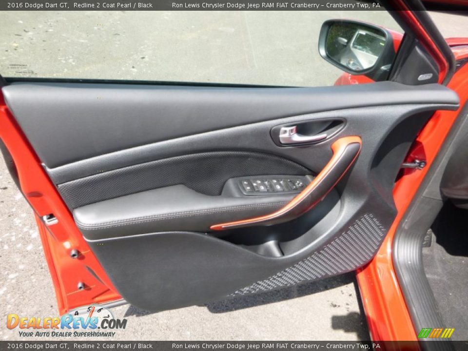 2016 Dodge Dart GT Redline 2 Coat Pearl / Black Photo #15