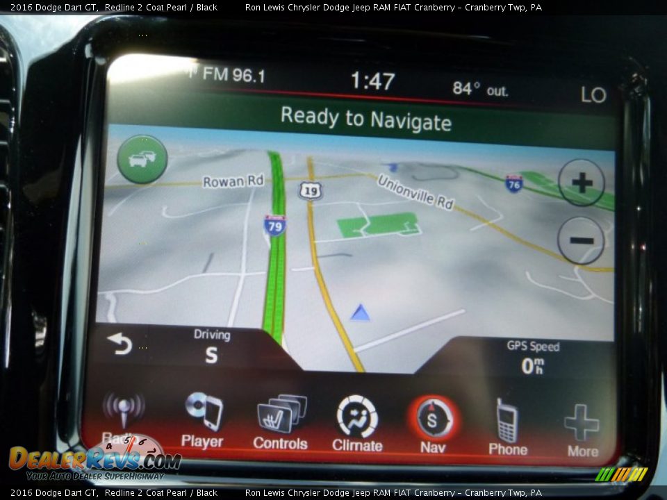 2016 Dodge Dart GT Redline 2 Coat Pearl / Black Photo #17