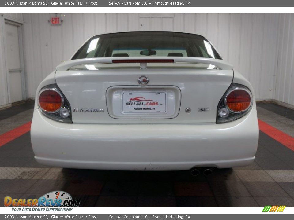 2003 Nissan Maxima SE Glacier White Pearl / Frost Photo #9