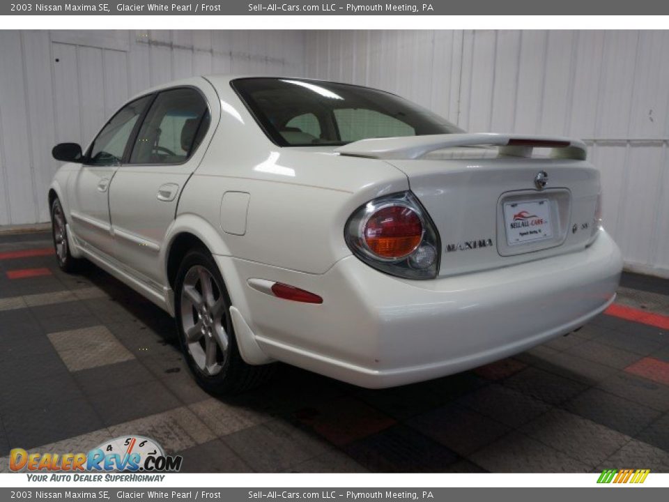 2003 Nissan Maxima SE Glacier White Pearl / Frost Photo #10