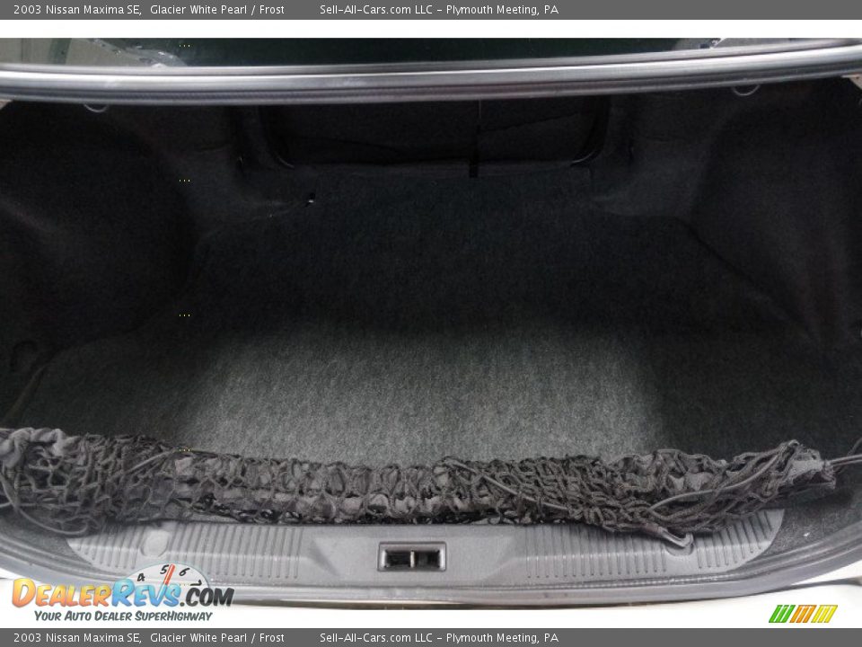 2003 Nissan Maxima SE Glacier White Pearl / Frost Photo #19