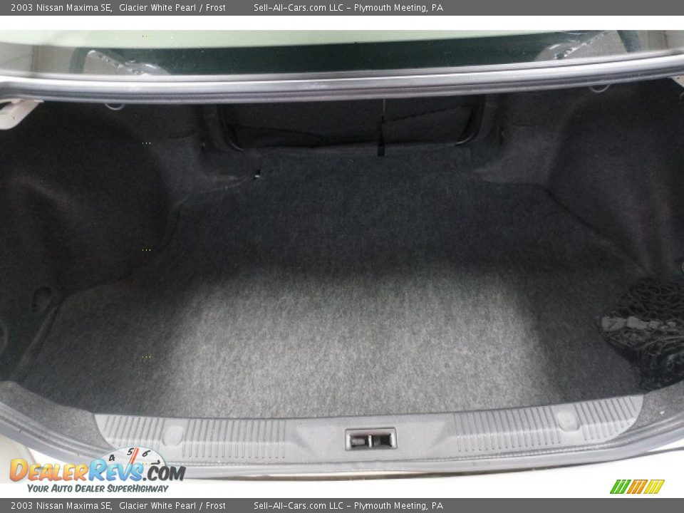 2003 Nissan Maxima SE Glacier White Pearl / Frost Photo #20