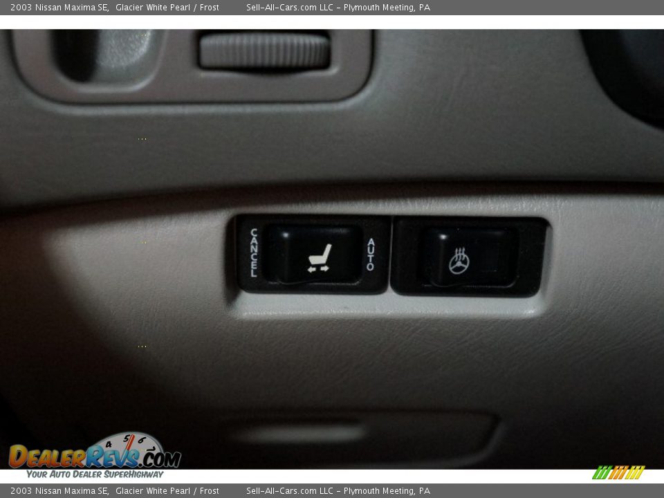2003 Nissan Maxima SE Glacier White Pearl / Frost Photo #27
