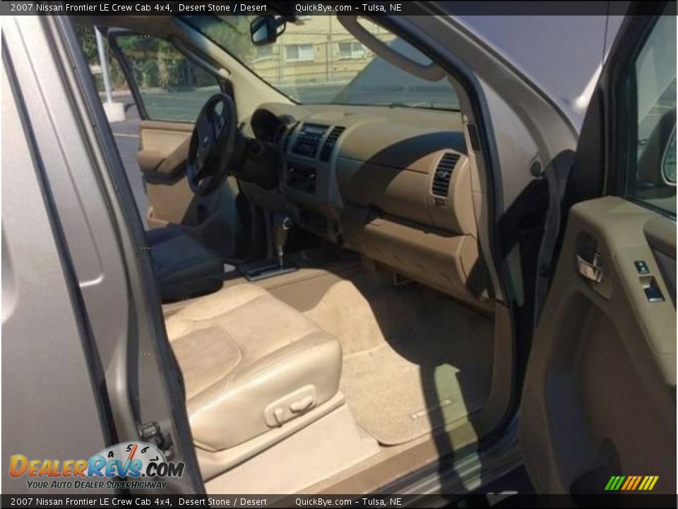Desert Interior - 2007 Nissan Frontier LE Crew Cab 4x4 Photo #5