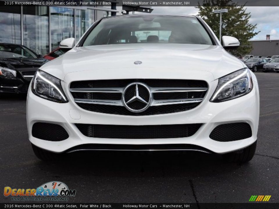 2016 Mercedes-Benz C 300 4Matic Sedan Polar White / Black Photo #2