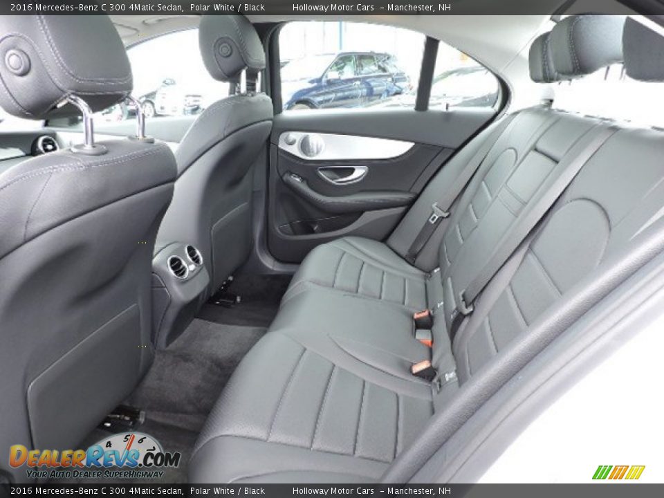 Rear Seat of 2016 Mercedes-Benz C 300 4Matic Sedan Photo #8
