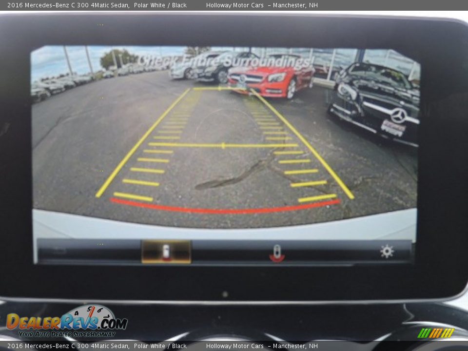 2016 Mercedes-Benz C 300 4Matic Sedan Polar White / Black Photo #13