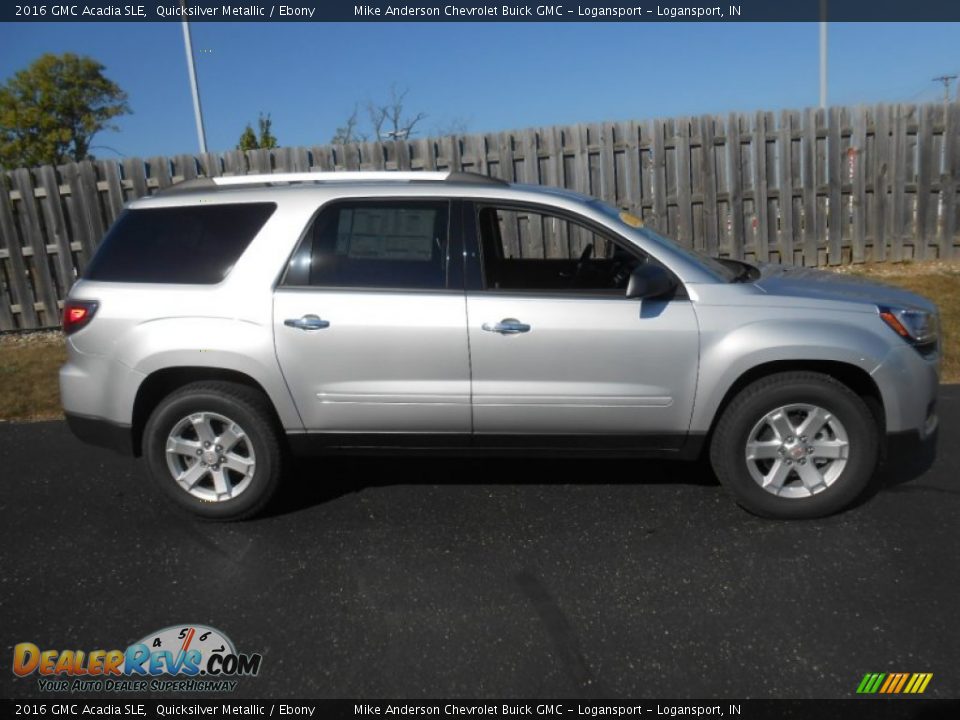 2016 GMC Acadia SLE Quicksilver Metallic / Ebony Photo #3