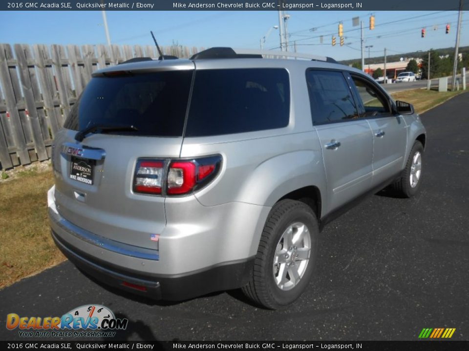 2016 GMC Acadia SLE Quicksilver Metallic / Ebony Photo #4
