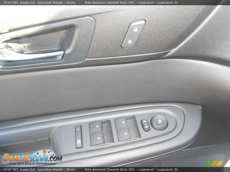 2016 GMC Acadia SLE Quicksilver Metallic / Ebony Photo #11