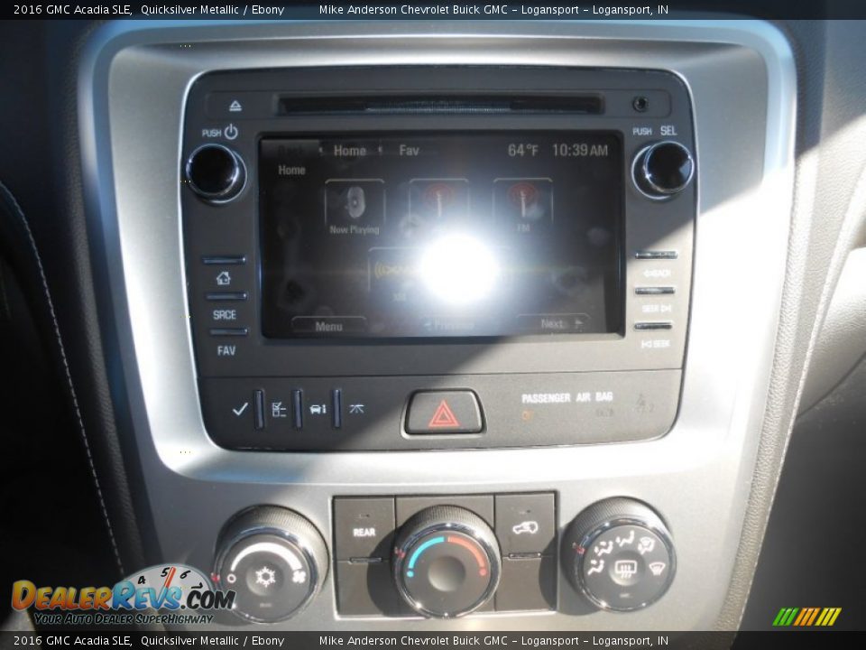 2016 GMC Acadia SLE Quicksilver Metallic / Ebony Photo #15