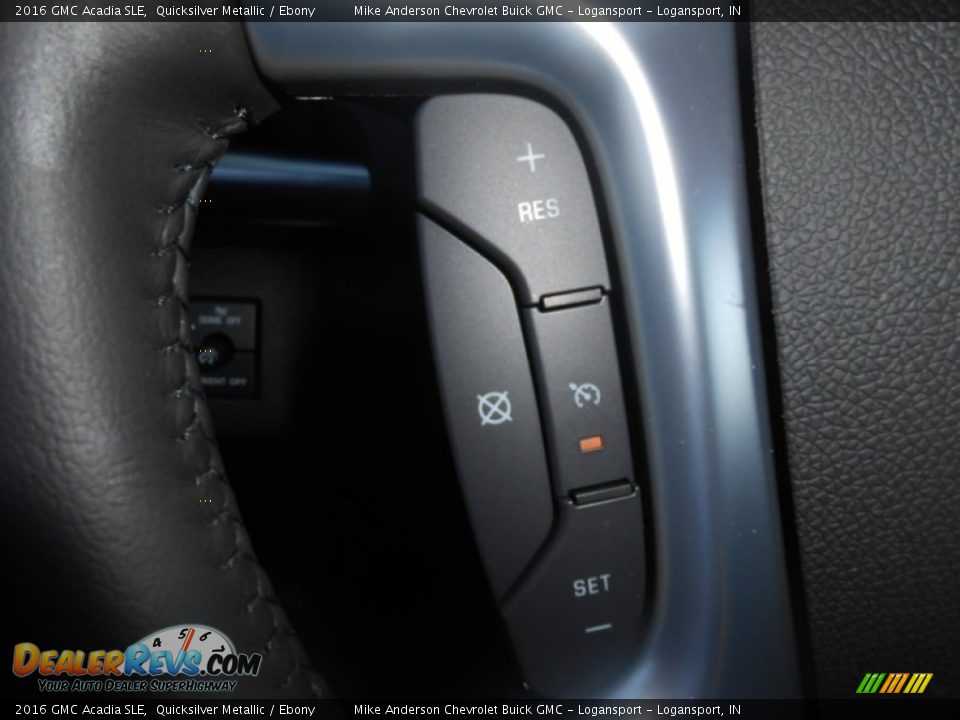 2016 GMC Acadia SLE Quicksilver Metallic / Ebony Photo #17