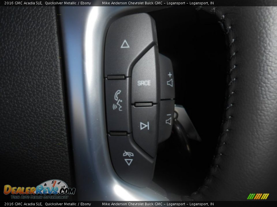 2016 GMC Acadia SLE Quicksilver Metallic / Ebony Photo #18