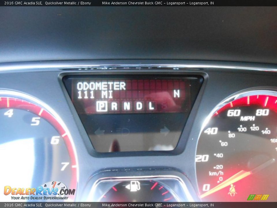 2016 GMC Acadia SLE Quicksilver Metallic / Ebony Photo #19