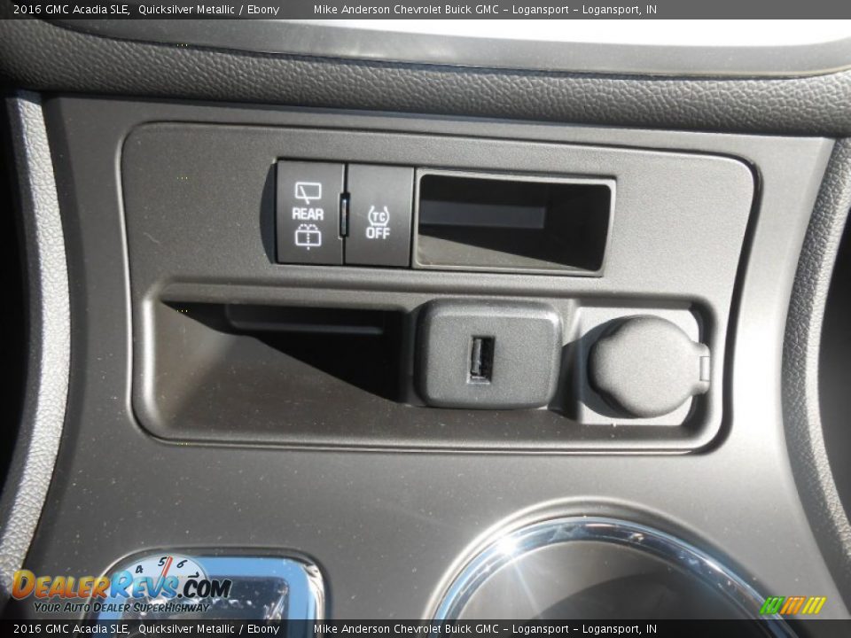 2016 GMC Acadia SLE Quicksilver Metallic / Ebony Photo #21