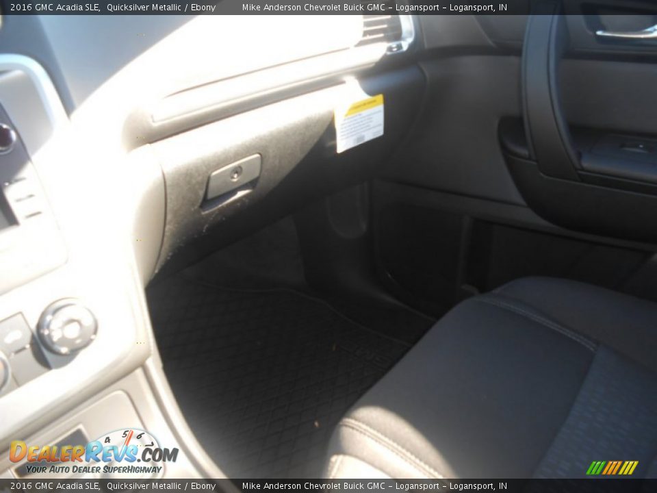 2016 GMC Acadia SLE Quicksilver Metallic / Ebony Photo #22