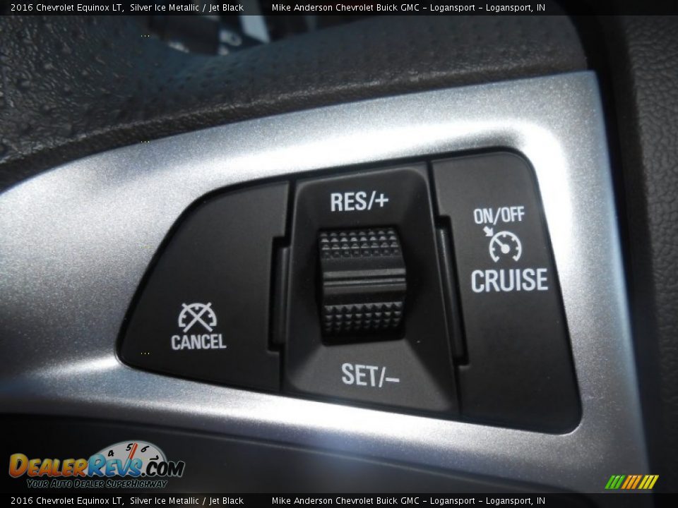 2016 Chevrolet Equinox LT Silver Ice Metallic / Jet Black Photo #12