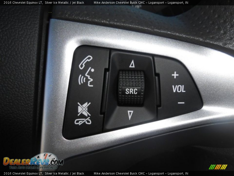 2016 Chevrolet Equinox LT Silver Ice Metallic / Jet Black Photo #13