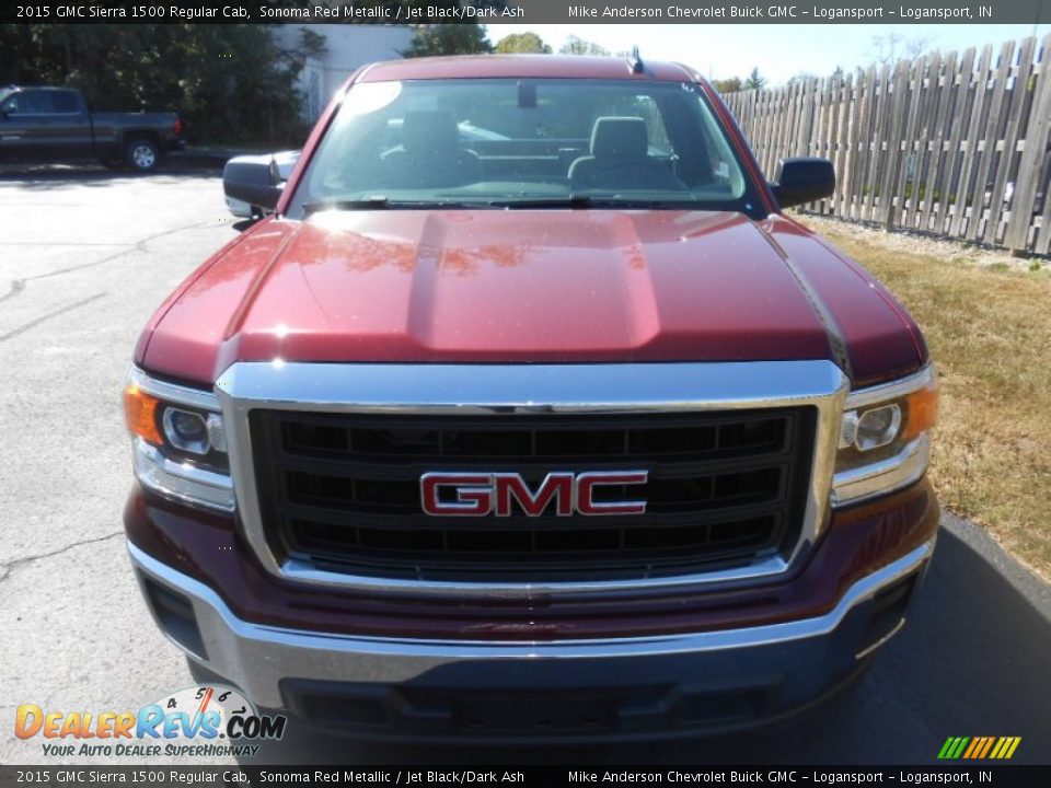2015 GMC Sierra 1500 Regular Cab Sonoma Red Metallic / Jet Black/Dark Ash Photo #2