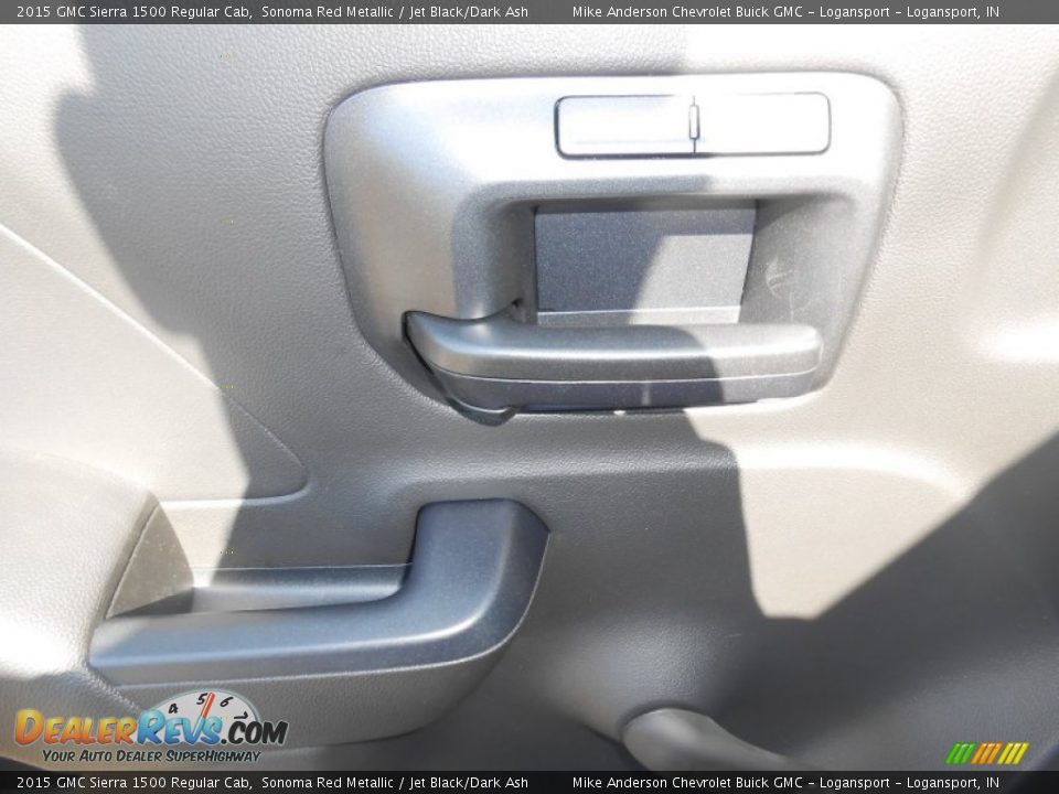 2015 GMC Sierra 1500 Regular Cab Sonoma Red Metallic / Jet Black/Dark Ash Photo #7