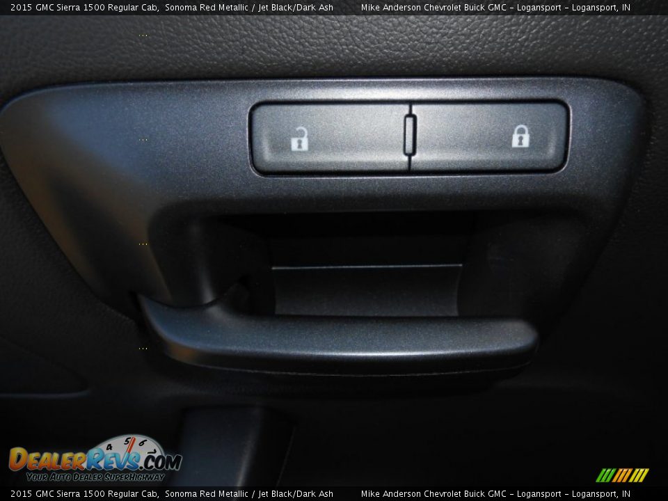 2015 GMC Sierra 1500 Regular Cab Sonoma Red Metallic / Jet Black/Dark Ash Photo #8