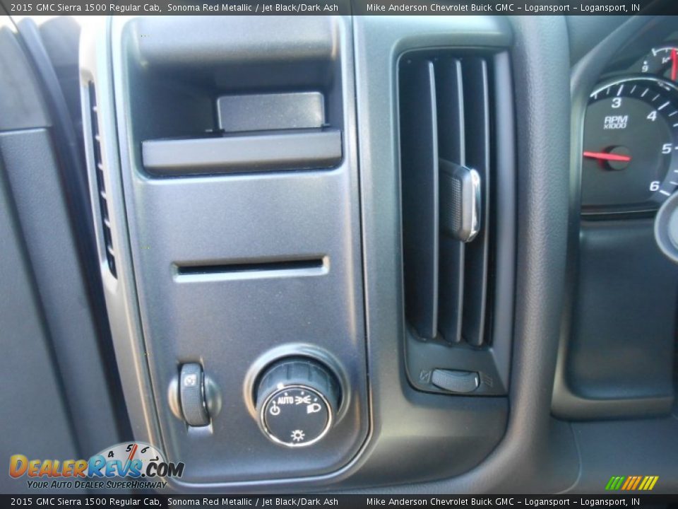 2015 GMC Sierra 1500 Regular Cab Sonoma Red Metallic / Jet Black/Dark Ash Photo #9