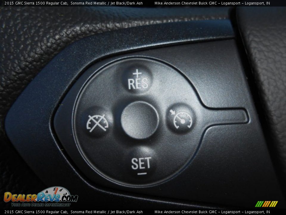 2015 GMC Sierra 1500 Regular Cab Sonoma Red Metallic / Jet Black/Dark Ash Photo #11