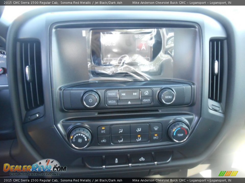 2015 GMC Sierra 1500 Regular Cab Sonoma Red Metallic / Jet Black/Dark Ash Photo #12
