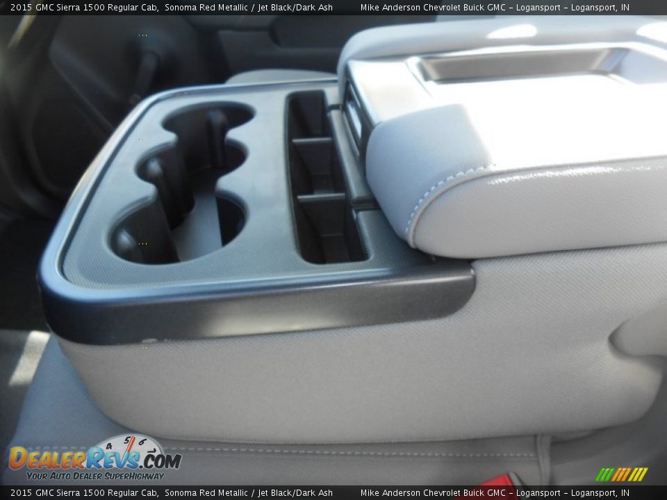 2015 GMC Sierra 1500 Regular Cab Sonoma Red Metallic / Jet Black/Dark Ash Photo #13