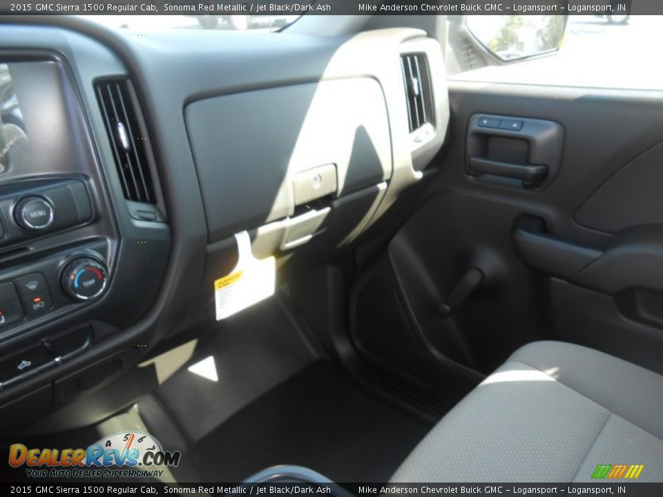 2015 GMC Sierra 1500 Regular Cab Sonoma Red Metallic / Jet Black/Dark Ash Photo #14