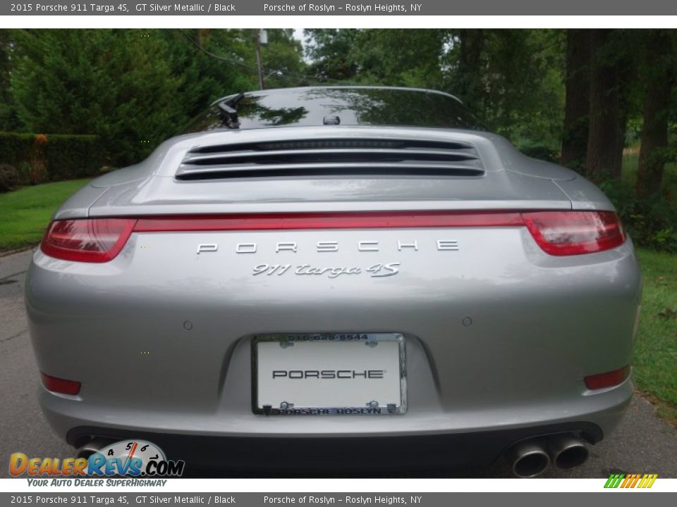 2015 Porsche 911 Targa 4S GT Silver Metallic / Black Photo #5