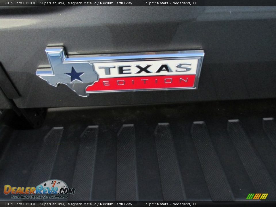 2015 Ford F150 XLT SuperCab 4x4 Magnetic Metallic / Medium Earth Gray Photo #17