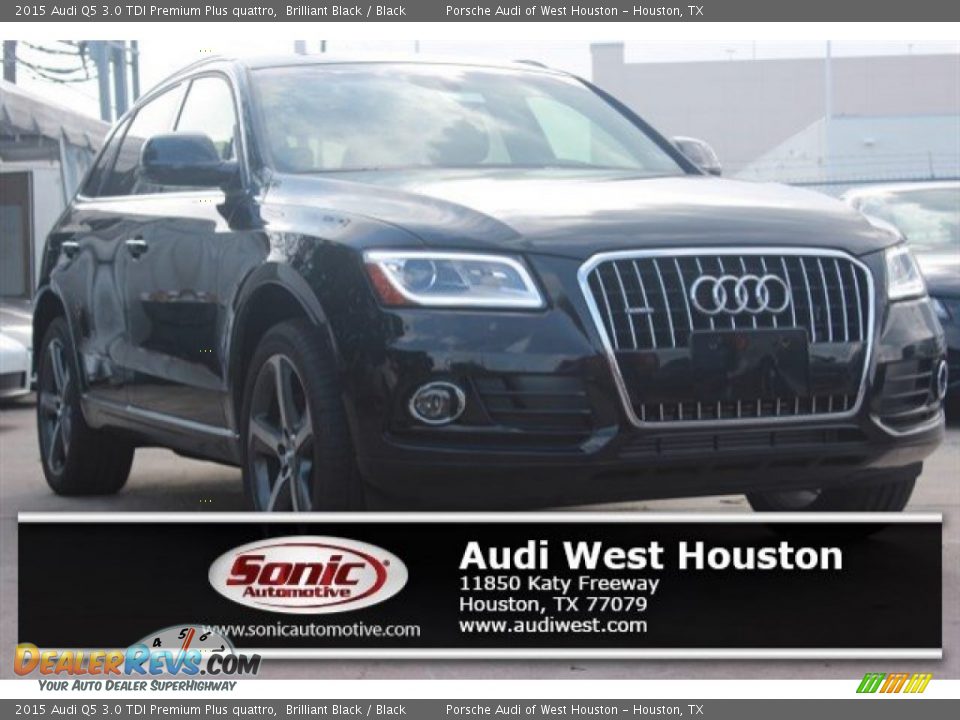 2015 Audi Q5 3.0 TDI Premium Plus quattro Brilliant Black / Black Photo #1
