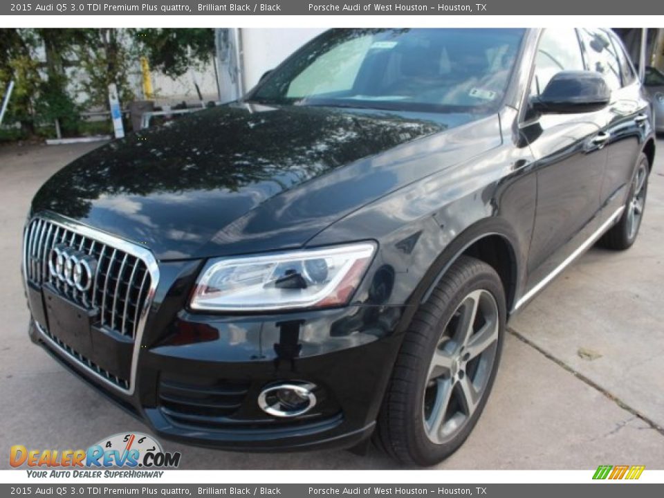 2015 Audi Q5 3.0 TDI Premium Plus quattro Brilliant Black / Black Photo #3